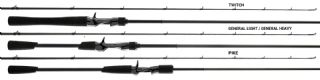 Favorite X1.1C 23 Bait Casting Rods - 